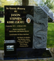 Chinese Dragon Headstone