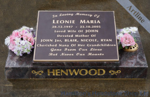 Bronze Memorial Plaque