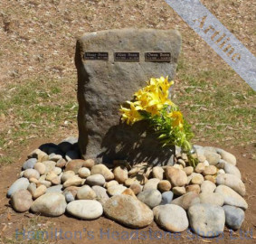 New Zealand Rock Headstone